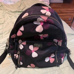 Kate Spade Dawn Dusk Buds Floral print Medium Nylon Backpack (SEE DESCRIPTION)